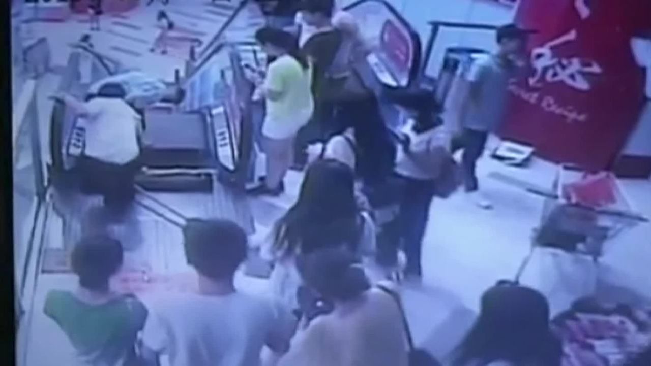 Man’s leg amputated after getting caught in escalator | CNN