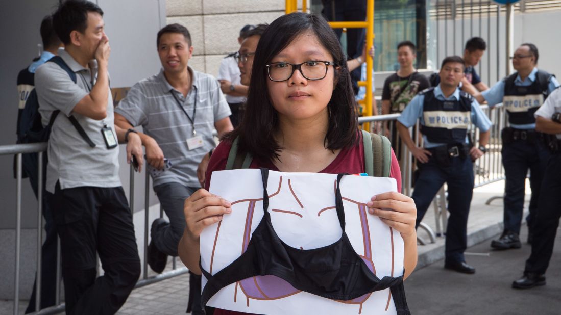 Ng Cheuk Ling, a 24-year-old activist, said she was "baffled" as to how a breast attack could take place, and worried that sexual harassment could become a tactic for police suppression.