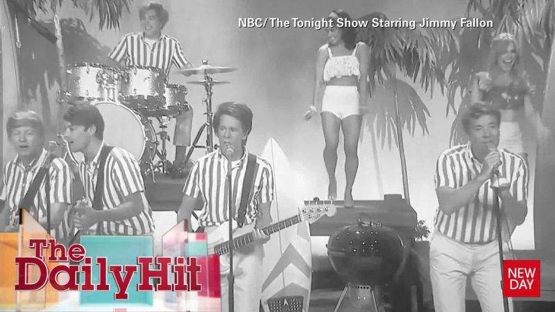 Jimmy Fallon and Kevin Bacon channel The Beach Boys