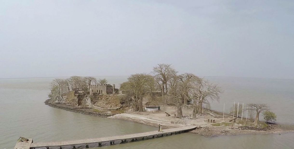 Once known as James Island, Kunta Kinte Island was a holding ground for captured slaves before they were shipped to America. The island is named for its most famous slave, who was later immortalized in the book (and then mini-series) Roots. 