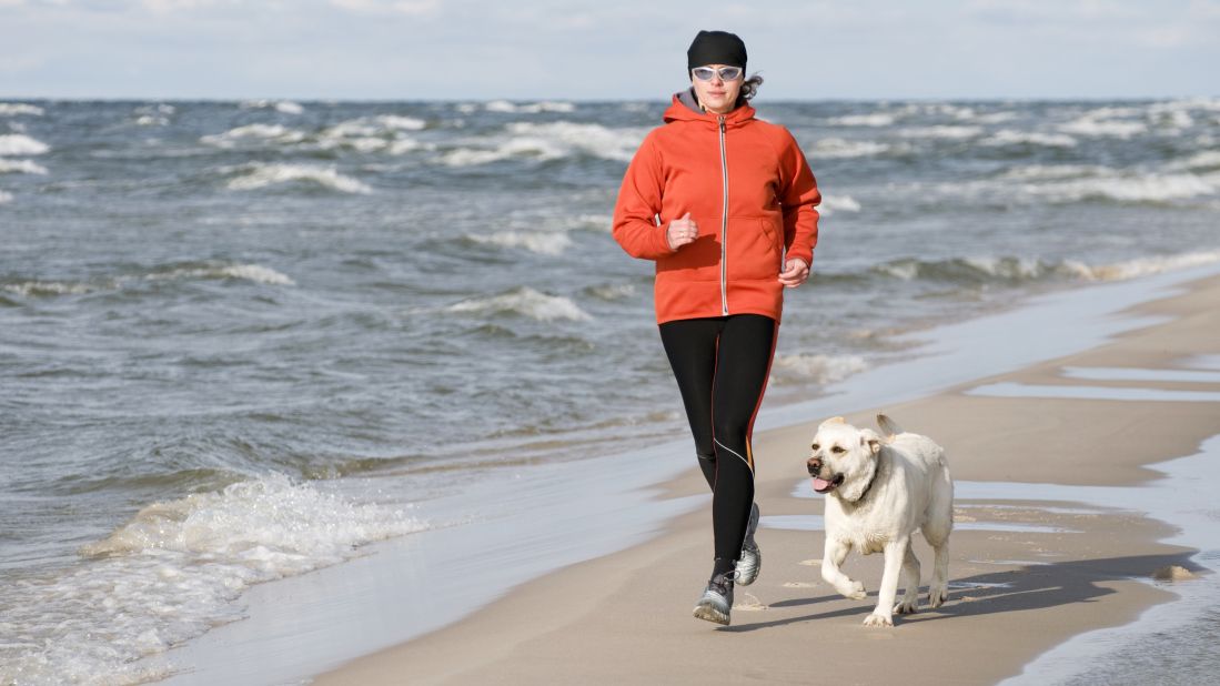 Once you and your dog get in the habit of exercising together, it can become a fun habit -- and they won't let you give it up, either. You can try going for a jog or a run together. Click through our gallery to learn about other fun ways to work out with man's best friend. 