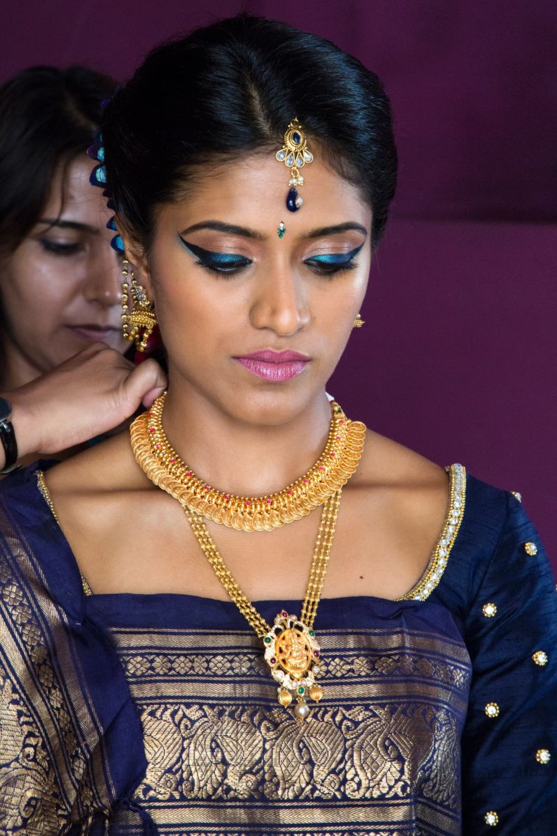 gold necklace indian wedding