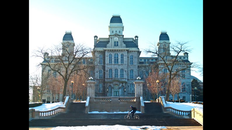 Syracuse University, home of the Orangemen, came in fifth this year. The school <a href="http://www.cnn.com/2014/08/05/living/princeton-review-party-schools-syracuse/">topped the list in 2014</a>. 