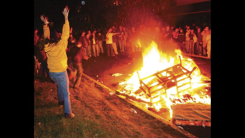 West Virginia University came in seventh on the Princeton Review's annual list of top party schools.