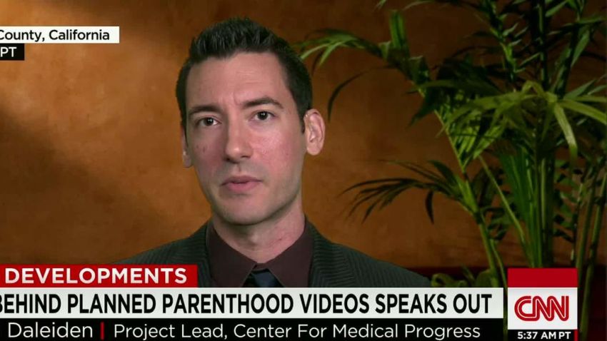 Daleiden defends making Planned Parenthood videos intvw Camerota NewDay _00025115.jpg