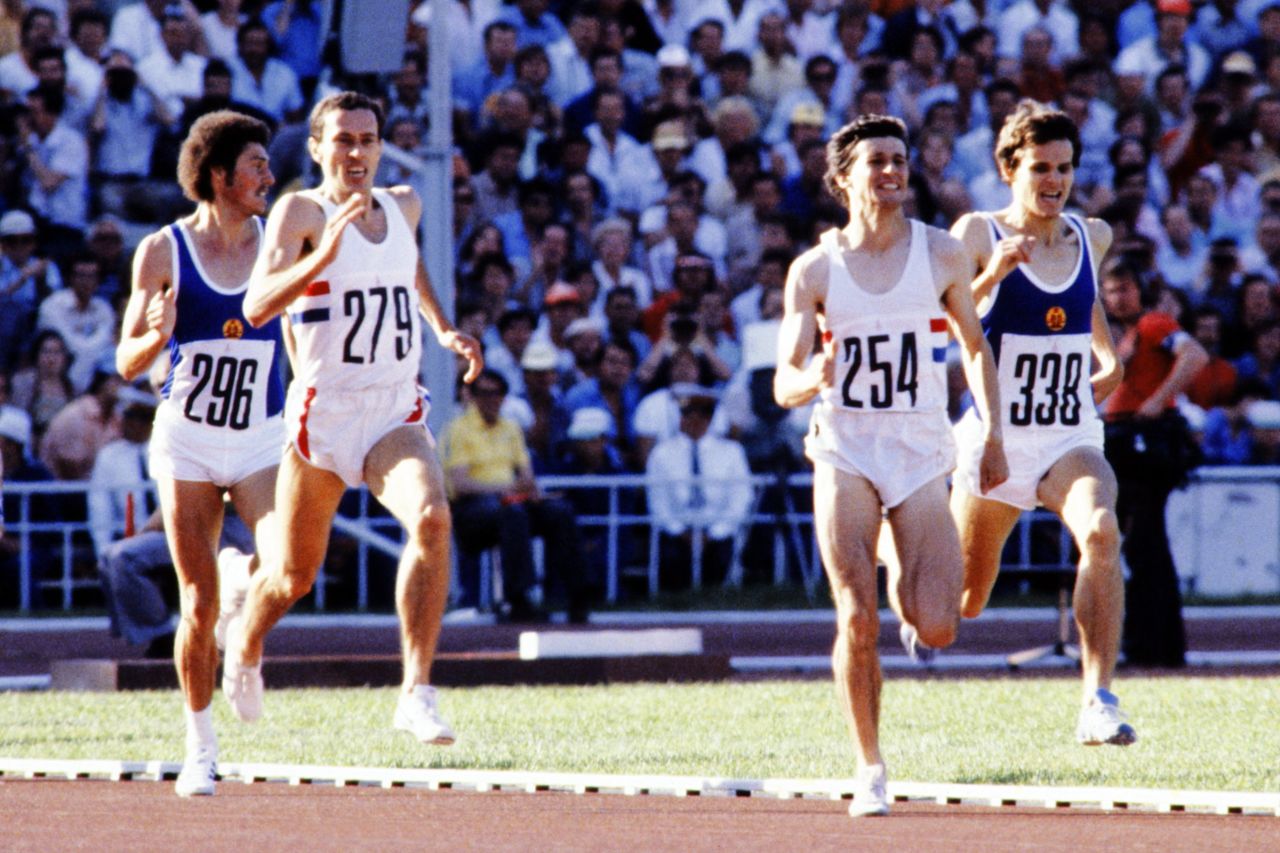 While these Games are largely remembered for a U.S. boycott over the Soviet war in Afghanistan, they also featured an almighty battle between two British middle-distance runners. Steve Ovett took gold over his rival Sebastian Coe in the 800m, despite the latter holding the world record over the distance. Ovett was heavy favorite going into the 1500m and boasted a 45-race winning streak, but Coe avenged his earlier defeat as his compatriot finished third.