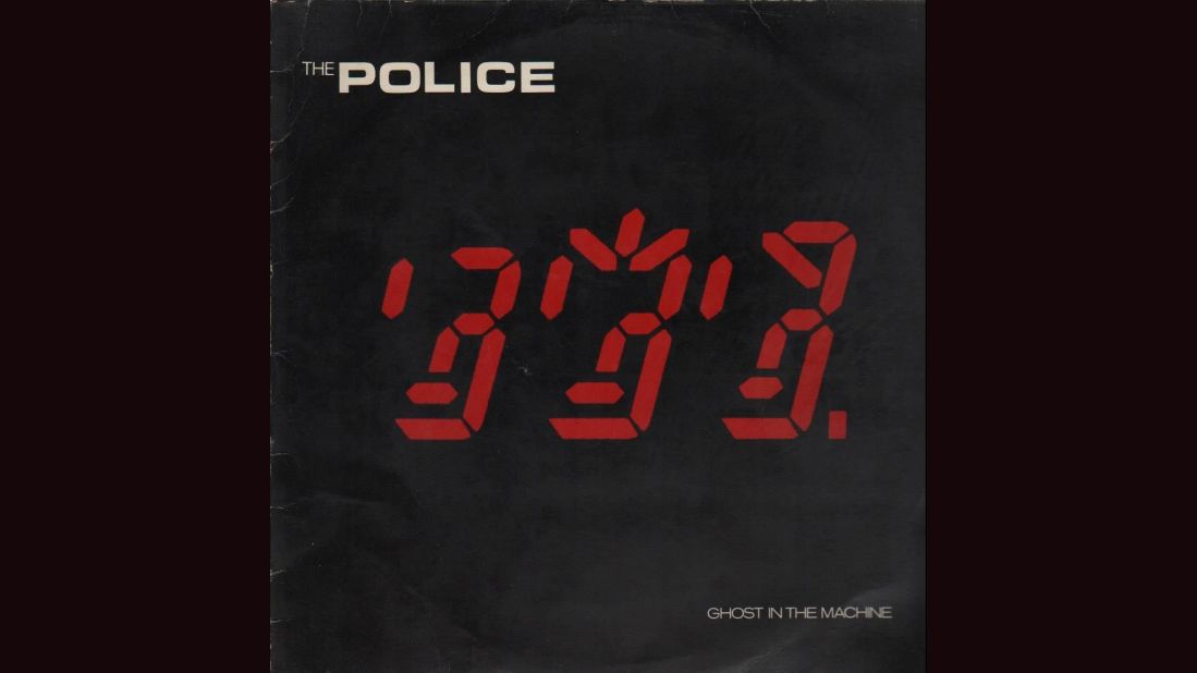 <strong>"Ghost in the Machine," the Police</strong>: There's something creepy about the chaotic digital display on the cover of the Police's 1981 album, though the image -- by Mick Haggerty -- is supposed to represent the three band members' faces. Others see <a href="http://www.feelnumb.com/2012/10/16/the-police-ghost-in-the-machine-album-cover-hidden-666/" target="_blank" target="_blank">something even more sinister</a>.  