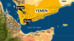 Yemen Gulf of Aden map
