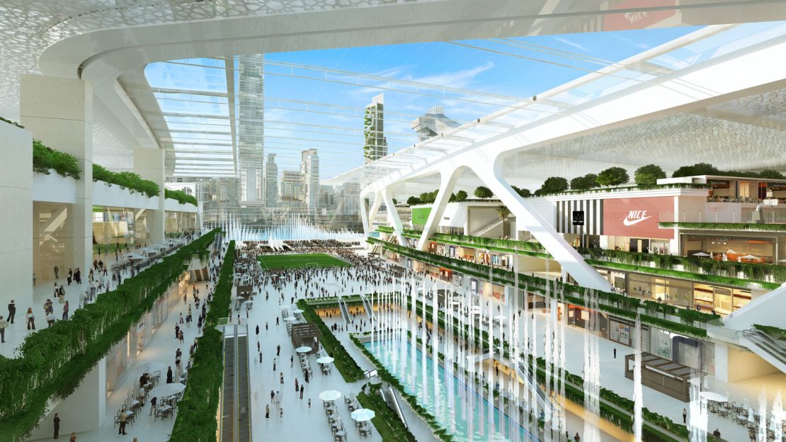 The huge Meydan One Mall will feature 540,000 square meters of luxury and premium brand retail outlets.