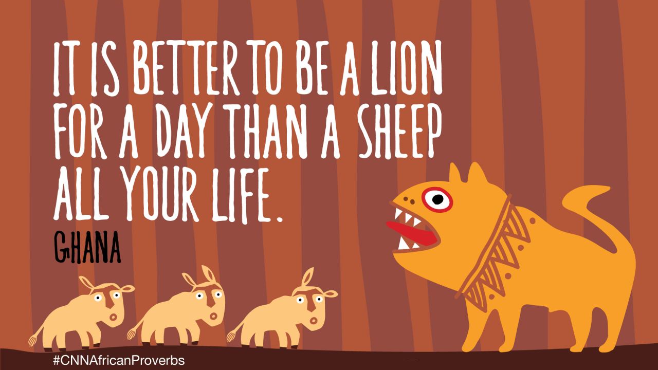 African proverbs 5 sheep