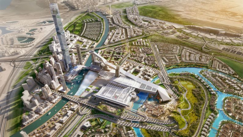 Dubai will have another indoor ski slope when the <a href="https://cnn.com/travel/article/dubai-leisure-complex/index.html">Meydan One Mall</a> opens. A billion-dollar project originally touted for completion in 2020, this rendering shows a gigantic 1.2 kilometer (0.75 mile) ski slope -- that would be the longest in the world.