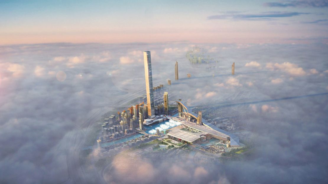 Meydan One was announced in 2015 and set to include a 711m (2,333 ft) residential tower called Dubai One Tower.