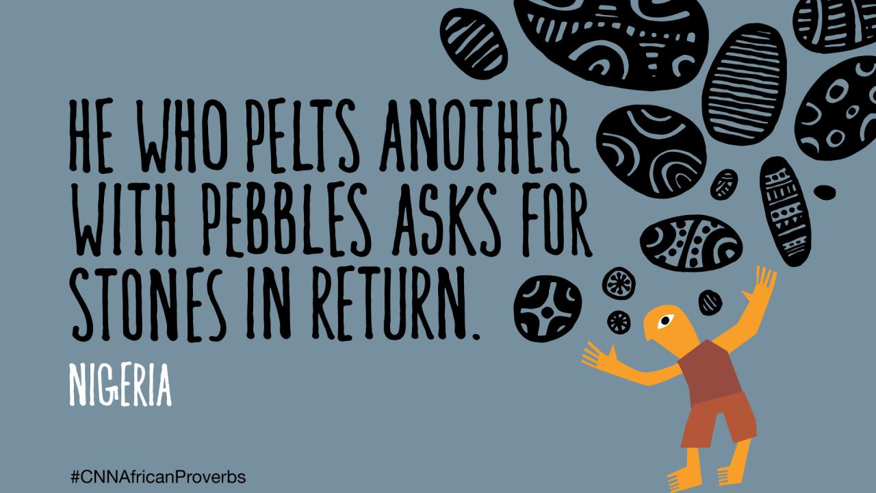 African proverbs 11 pebbles