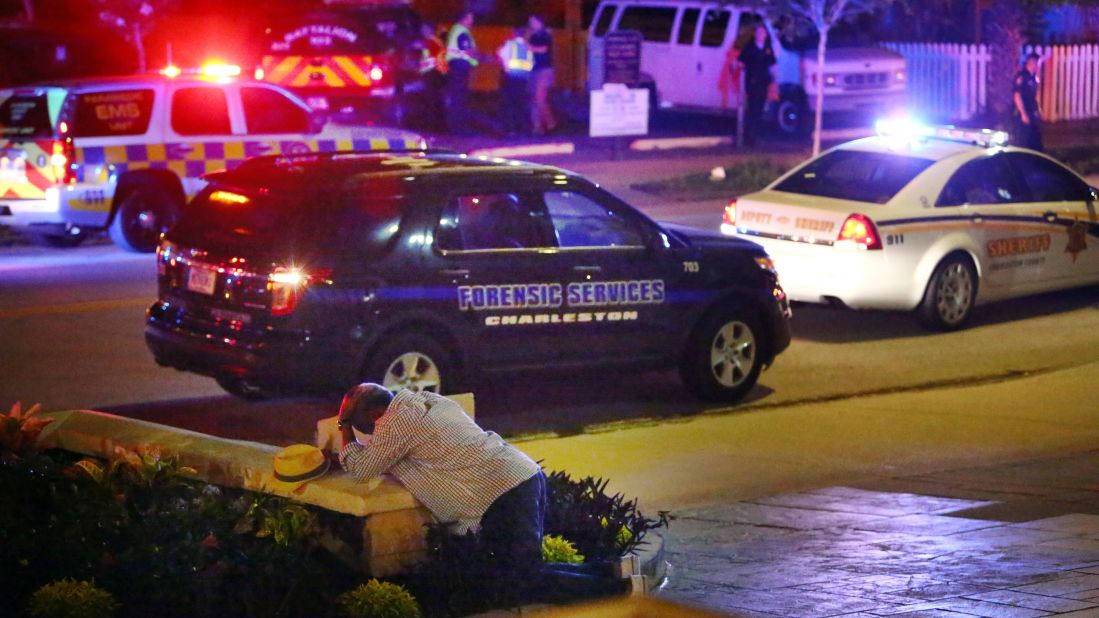 A man kneels across the street from the historic Emanuel African Methodist Episcopal Church in Charleston, South Carolina, <a href="http://www.cnn.com/2015/06/18/us/gallery/charleston-south-carolina-church-shooting/index.html" target="_blank">following a shooting</a> in June 2015. Police say the suspect, Dylann Roof, opened fire inside the church, killing nine people. According to police, Roof confessed and told investigators he wanted to start a race war. <a href="http://www.cnn.com/2017/01/10/us/dylann-roof-trial/index.html" target="_blank">He was eventually convicted</a> of murder and hate crimes, and a jury recommended the death penalty.