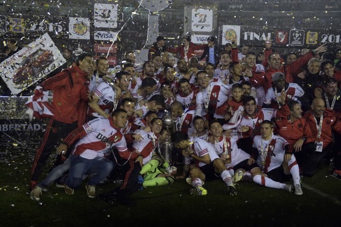 It was the third Libertadores title the Buenos Aires club has won in their history, 19 years after claiming their last.