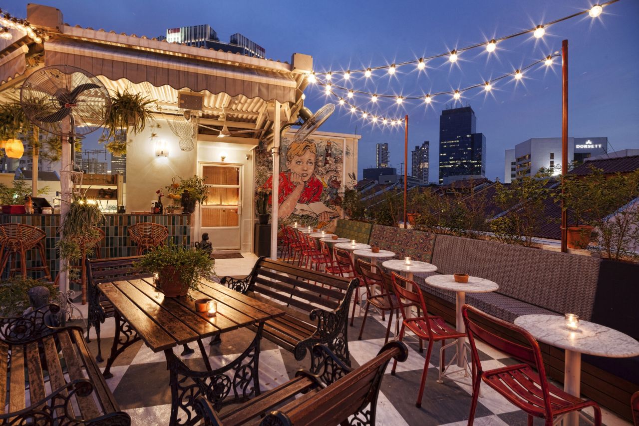 Potato Head Folk is a newcomer to Singapore's rooftop bar scene.
