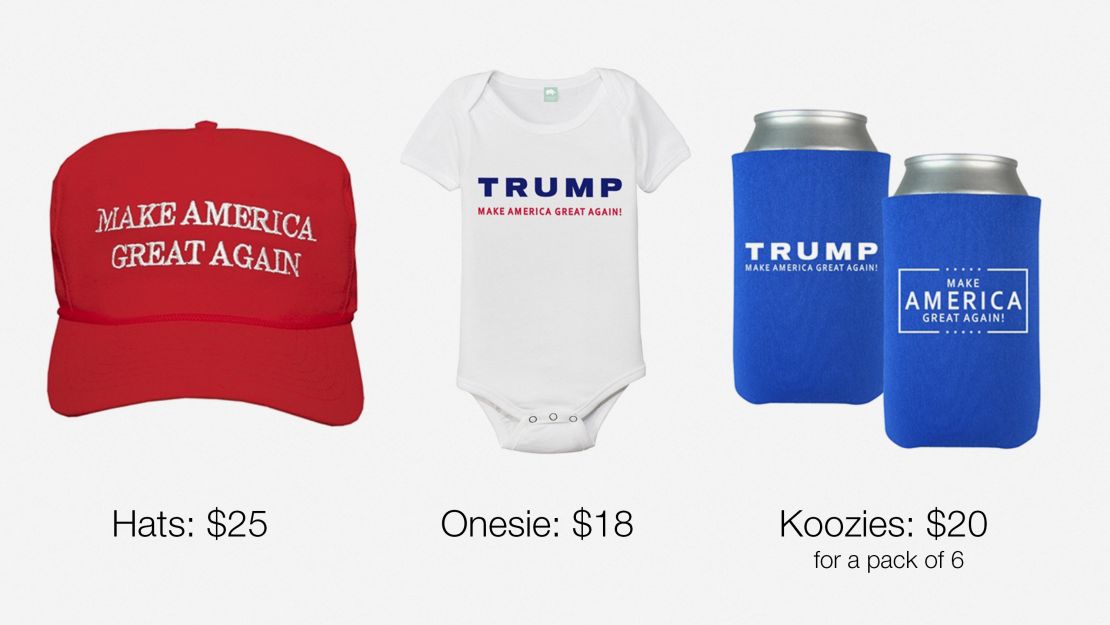 Donald Trump campaign store goes live. Order your beer koozie now ...