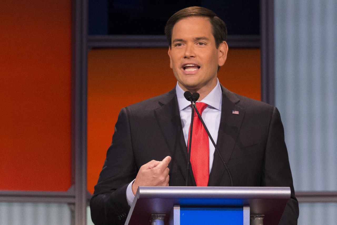The 43-year-old freshman senator of Florida <a href="http://www.cnn.com/interactive/2015/05/politics/2016-election-candidates/#Rubio">Marco Rubio</a> is the youngest contender in the race for the presidency. Rubio entered the political realm as an intern to U.S. Rep. Ileana Ros-Lehtinen of Florida in 1991, while he was attending law school. <br /><br />On immigration, he said that the evidence is clear the majority of the people coming across border are not from Mexico.