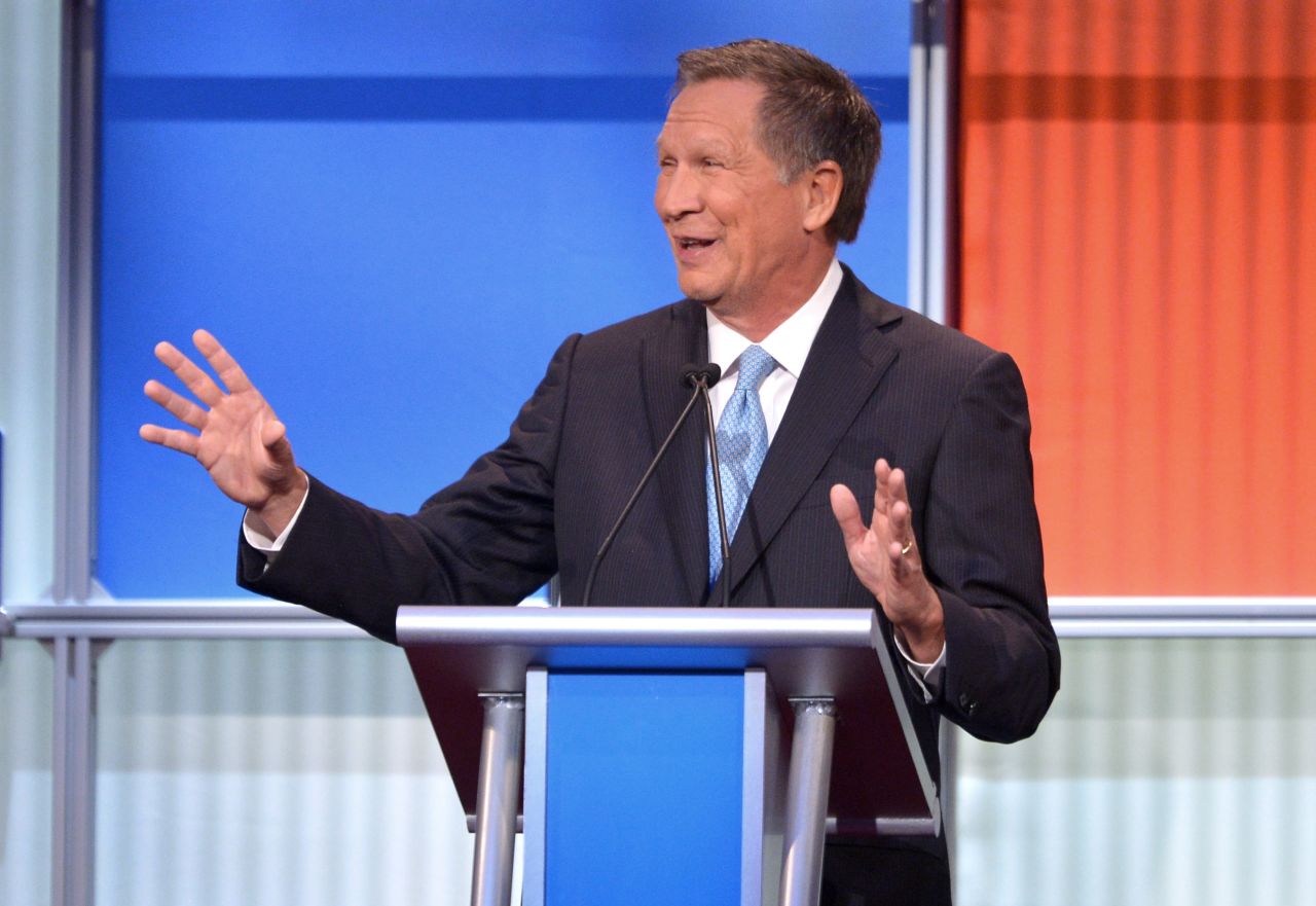 Ohio Gov. <a href="http://www.cnn.com/interactive/2015/05/politics/2016-election-candidates/#Kasich">John Kasich</a> was elected to the U.S. House in 1982 and represented Ohio until he unsuccesfully ran for president in 2000. After a nine-year stint in the private sector, Kasich ran a successful campaign for governor of Ohio in 2010, when he defeated Democratic incumbent Gov. Ted Strickland. He was re-elected by a wide margin in 2014.<br /><br />"Trump's hitting a nerve in this country," Kasich said. "For people that want to just tune him out, they're making a mistake."