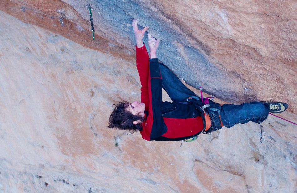 "The other discipline is bouldering," says Ondra. "You don't use any ropes, you only use crash mats as a protection and you only climb up to maybe five or six meters of height." 