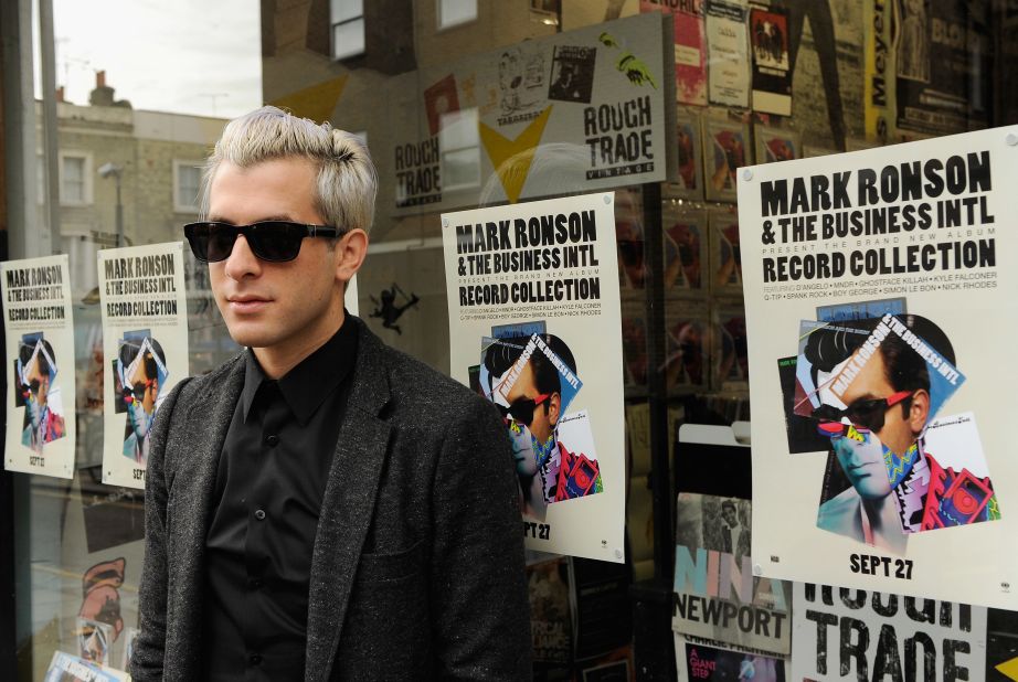Singer Mark Ronson at Rough Trade's flagship London store. The company relaunched in 2007 with a mandate to promote vinyl as a cultural experience -- a "third place" between work and home.