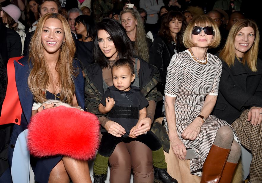 Celebrities have been bringing their children to fashion week for years, but after North West — Kim Kardashian and Kanye West's two-year-old daughter — was seen crying in the front of her father's show last season, the issue of kids on the fashion sidelines has been up for debate. How young is too young for fashion week?<br />