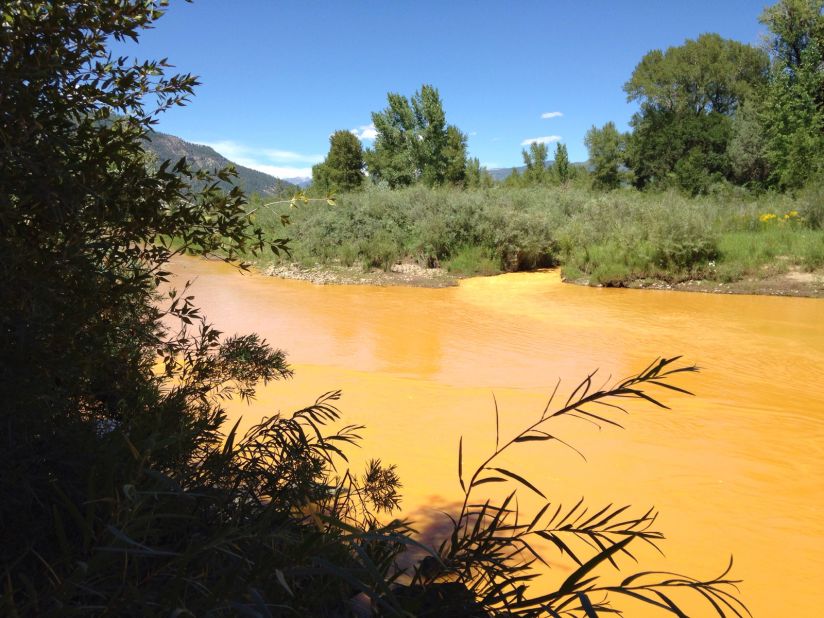 "This is so insanely tragic and absolutely crazy. It feels like something out of a sci-fi novel/movie," wrote Durango native <a href="https://instagram.com/kgsevendfour/" target="_blank" target="_blank">Kristen Goldman</a>. She shot this photo August 6 from the Dalton Ranch Bridge. 