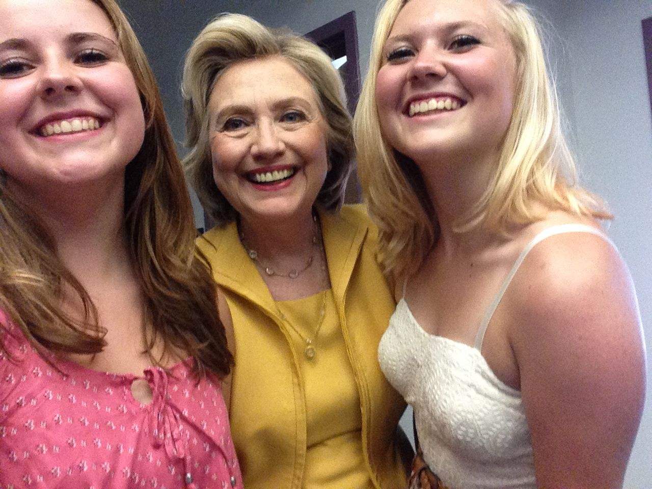 Hillary Clinton in Nashua, New Hampshire on July 28.