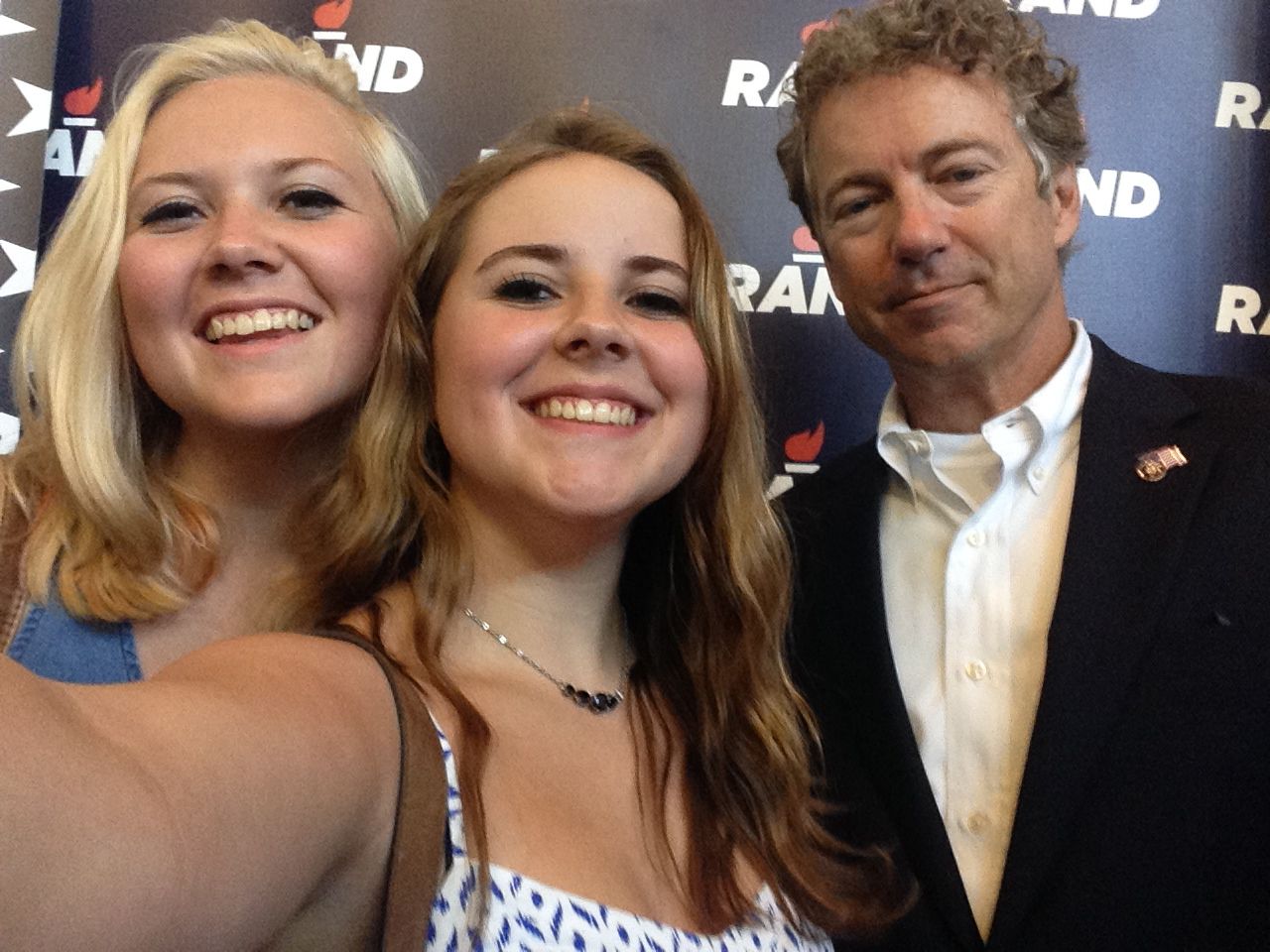 Sen. Paul Rand on July 25 in Lebanon, New Hampshire.
