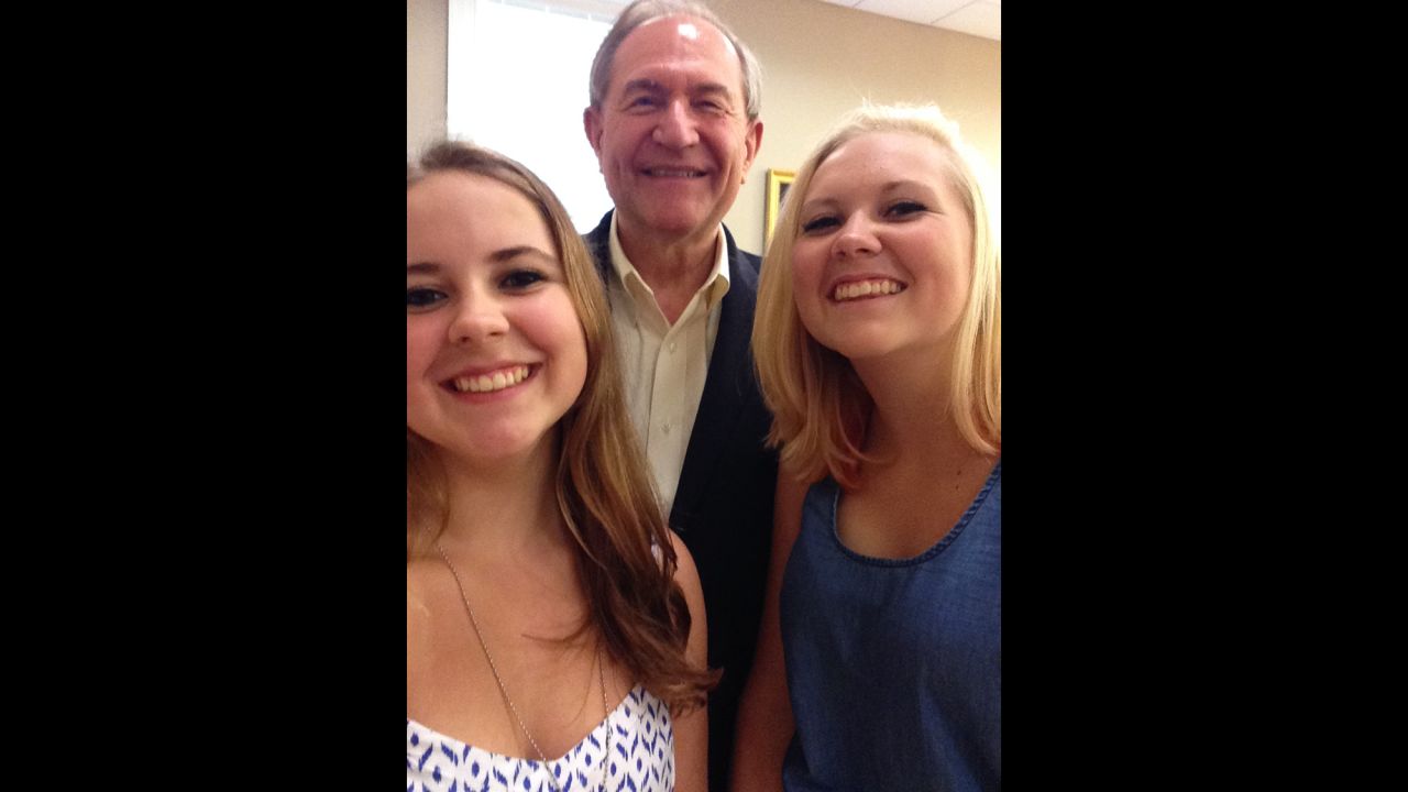 Former Virginian Gov. Jim Gilmore on July 7 in New Market, New Hampshire.