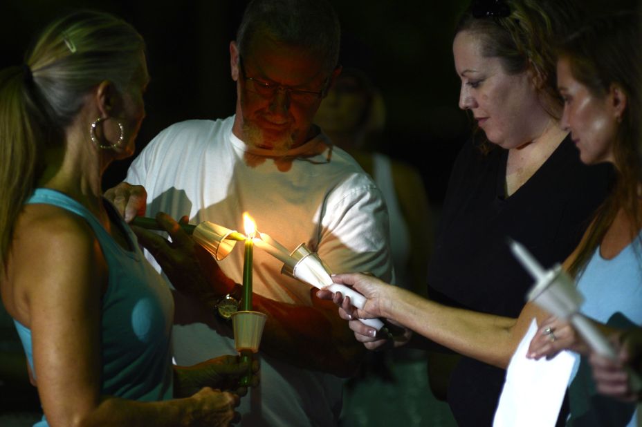 Those in attendance at the vigil recalled stories about Hammond and sang songs in remembrance of him. His family is seeking answers about why deadly force was used on him.