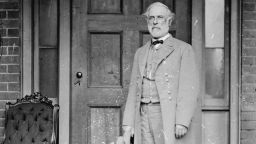 RICHMOND, VA - APRIL 16:   In this image from the U.S. Library of Congress, Confederate Gen. Robert E. Lee stands for a portrait April 16, 1865 in Richmond, Virginia. (Photo by Mathew Brady/U.S. Library of Congress via Getty Images)