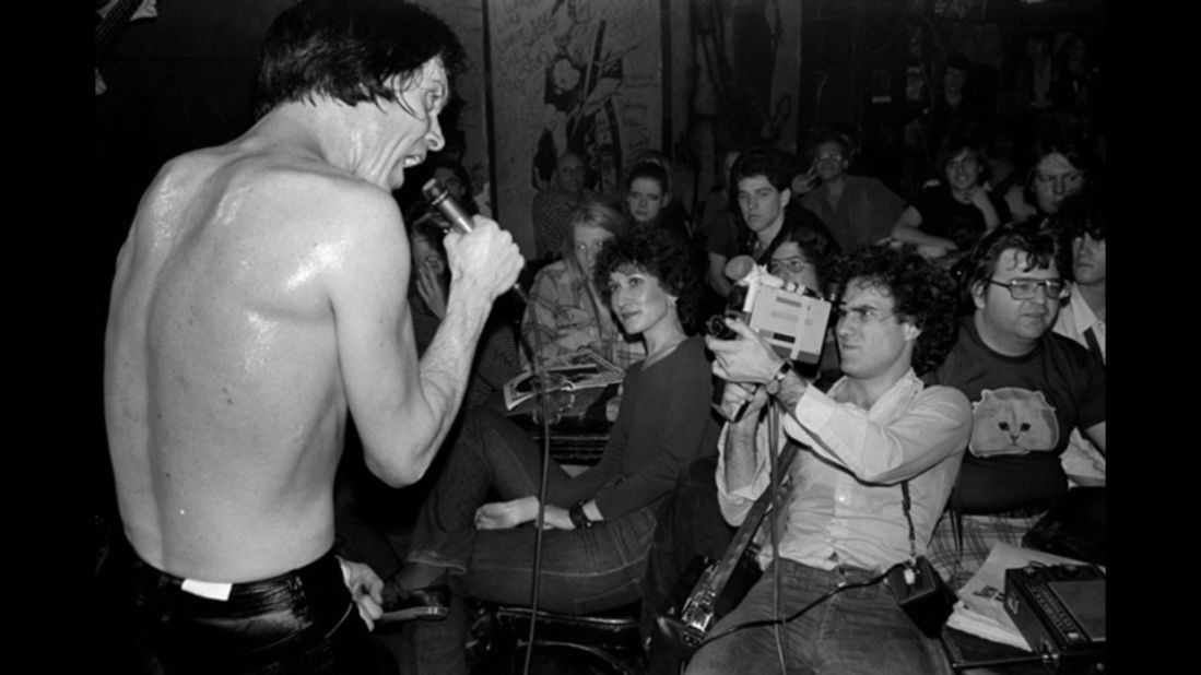 The Cramps' lead singer Lux Interior is seen performing here. He died in 2009.