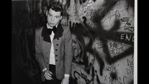 James Chance at CBGB in 1977. His band James Chance and the Contortions were part of the punk jazz genre.