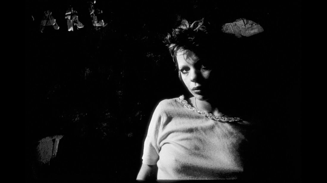 One of Verdi's favorite photos, of Debbie "Revenge" Wheeler under a bare bulb at CBGB in 1978.