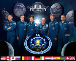 From left: Kjell Lindgren, Oleg Kononenko, Kimiya Yui, Scott Kelly, Gennady Padalka and Mikhail Kornienko.