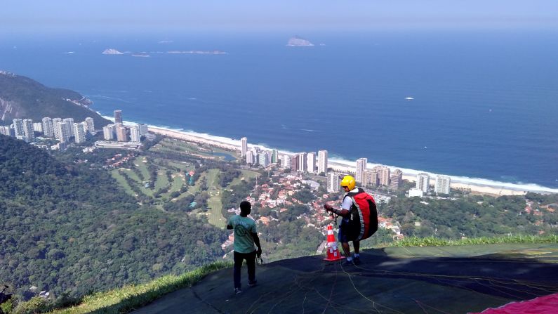 Athletes competing in some of Brazil's more obscure sports are eager to get their chance to impress at future Olympic Games. If you direct your eyes upwards while Rio de Janeiro, you'll see paragliders taking leaps of faith from some of the city's highest points.