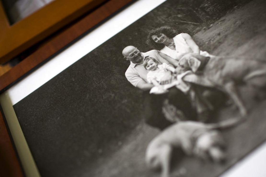 A family portrait of Nora Zamichow, husband Mark Saylor and their daughter, Zia Saylor.