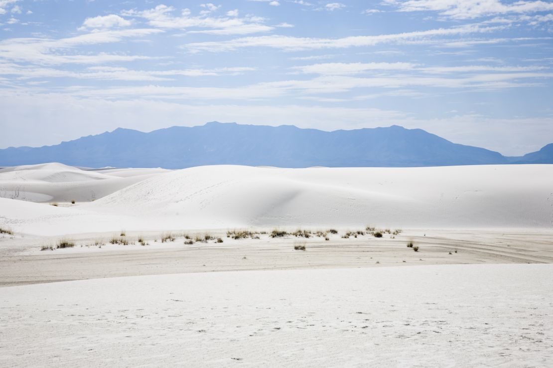 White Sands National Monument features an otherworldly landscape.