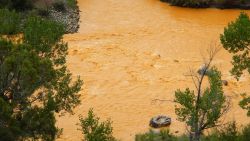 The Animas River turned orange after a mine waste spill.