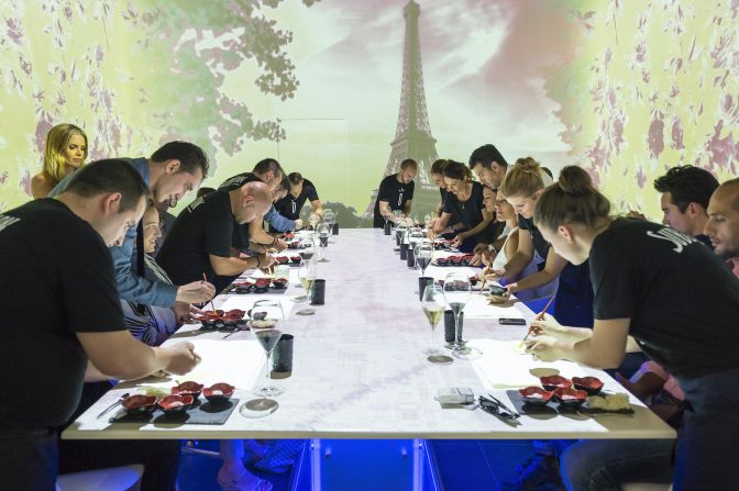 It's no longer enough to simply serve great food. More restaurants are enhancing diners' experiences by adding elements that play on all our senses. A mere $1,635 will get you a seat at Sublimotion, run by Michelin-stared chef Paco Roncero. This multi-sensory culinary voyage blends art, gastronomy and virtual reality.