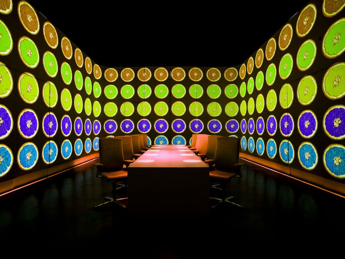 At Ultraviolet, 360-degree wall projections help set the tone.
