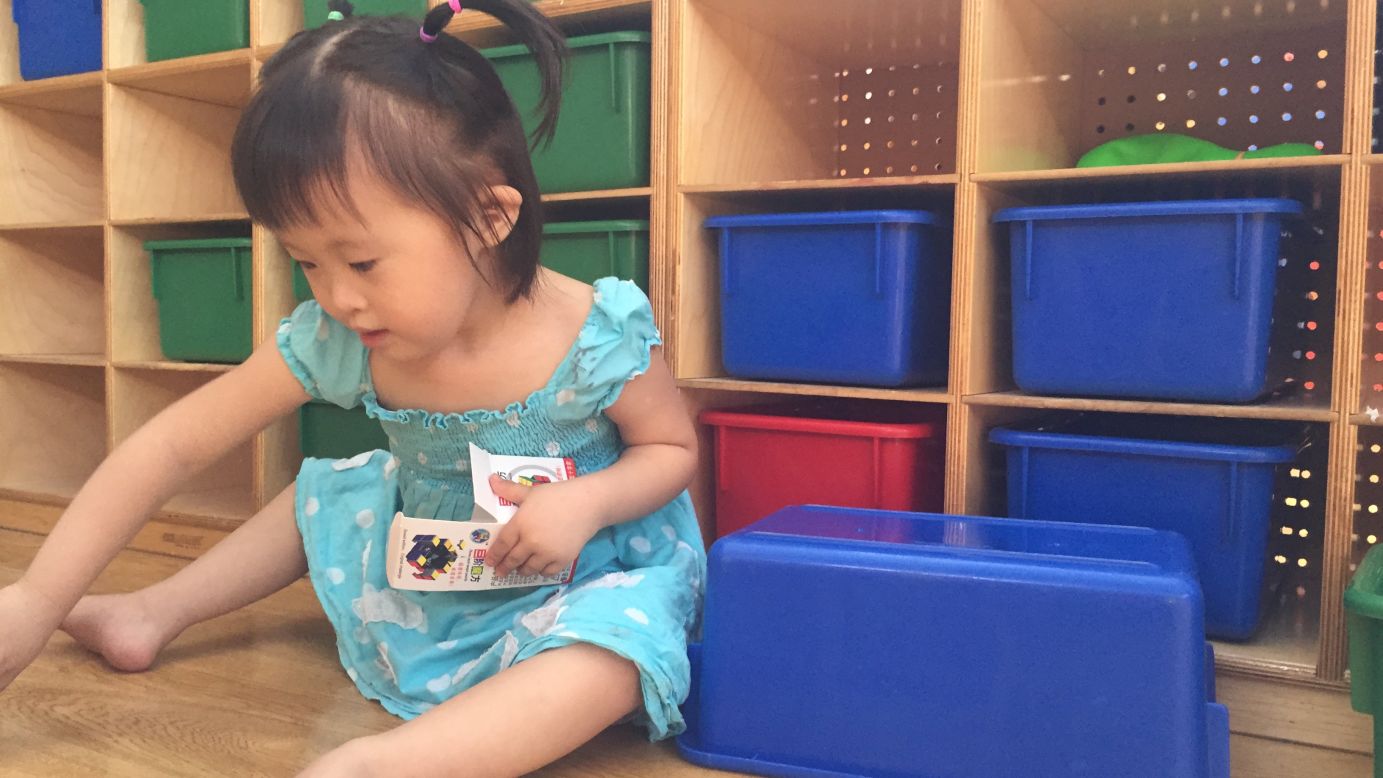 Yi Tan was born in 2012 with congenital heart disease and Down's syndrome. Since CNN's last visit to the orphanage in August, she's found a new home.
