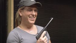 Kristin Beck, former member of Seal Team 6 shoots with SE Cupp