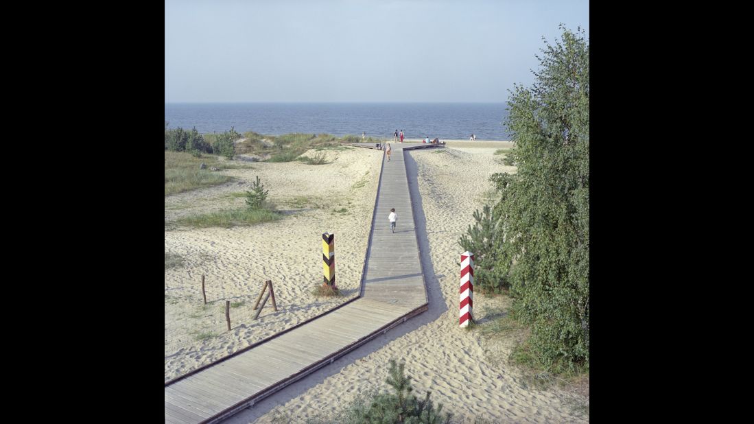 The border between Germany, left, and Poland, right, has been in place since the end of World War II. The Schengen Agreement of 1985 and creation of the Schengen Area 10 years later means people can travel freely across 26 EU countries, something inconceivable during the Cold War. 