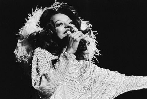 She found fame in the '60s with the Supremes, but American soul singer Diana Ross had a string of solo pop hits in the '70s, from "Ain't No Mountain High Enough" to "Love Hangover."