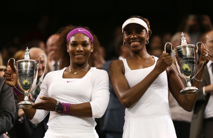 Venus and Serena have won 28 grand slam singles titles between them and shared 13 grand slam doubles titles.