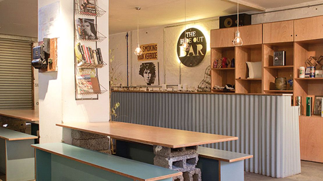 Inside "The Hideout"