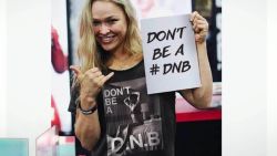 Ronda Rousey Don't be a D.N.B shirts for charity Daily Hit Newday _00013201.jpg
