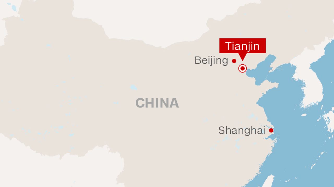 Tianjin map